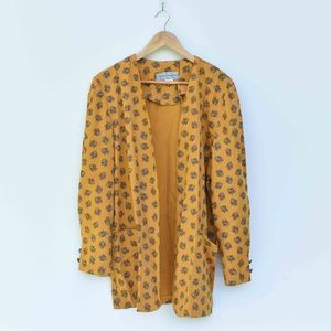 Vintage Retro Mustard Blazer